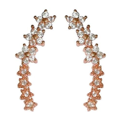 YSH New 100% 925 Sterling Silver White Zircon Star Stud Earrings 2020 Women Fashion DIY Jewelry Mothers Day Gifts Free Shipping