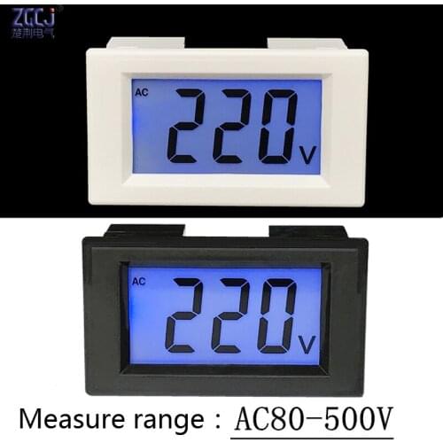 LCD display AC volt panel meter AC 80-500V AC voltage panel meter instrument AC V monitor