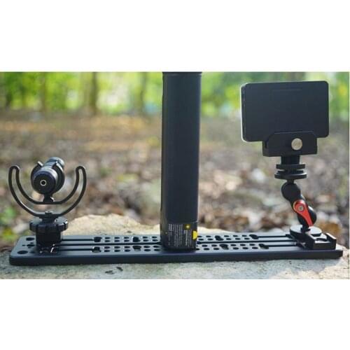 1/4 Inch 3/8 Inch Thread Cheese Mounting Base Plate For DSLR Camera DJI Ronin-S Stabilizer