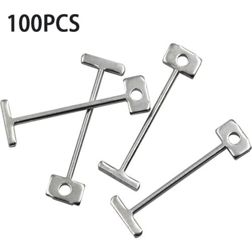 100pcs Replacement Steel Needle Tile Leveler Positioner Horizontal Wedge Leveler Positioner Gasket Pliers Floor Wall Tile