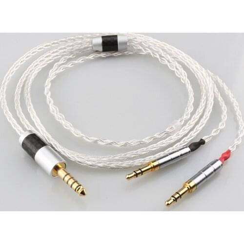 Audiocrast 819AG 4.4 to Sundara Aventho focal elegia t1 t5p D7200 MDR-Z7 2.5/3.5/4.4mm Balance Headphone Cables