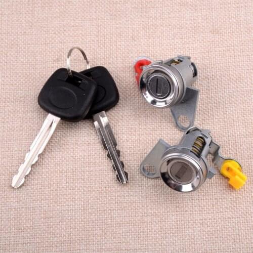 Car Front Door Lock Key Set 69052-35070 DL-TA-95 DL-TY-89 Fit for Toyota Tacoma 1995 - 1997 1998 1999 2000 2001 2002 2003 2004