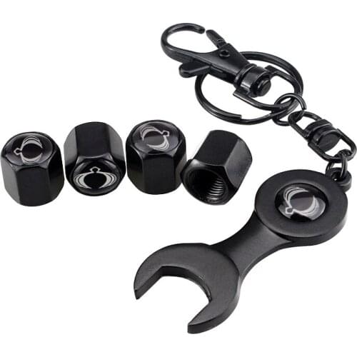 Car Styling Tire Valve Caps Cover Rim Emblem Wrench for Ssang yong rexton kyron korando Rodius Chairman Musso Tivolan XLV Tivoli