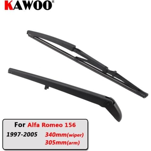 KAWOO Car Rear Wiper Blade Blades Back Window Wipers Arm For Alfa Romeo 156 Hatchback (1997-2005) 340mm Car Accessories
