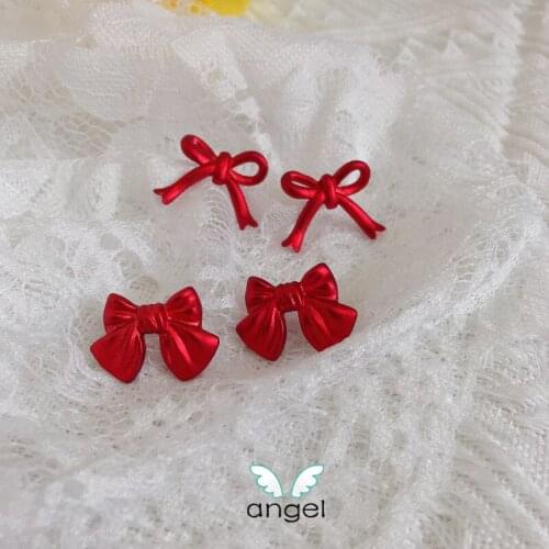 Bow Christmas Festive Needle Small Cute Girl Retro Fairy Girl