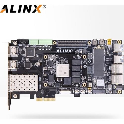 FPGA Development Board Alinx Xinx Zynq Ultrasonic Cale + MPSoC Zu4ev AI PCIe AXU4EV-P XCZU4EV-1SFVC784I