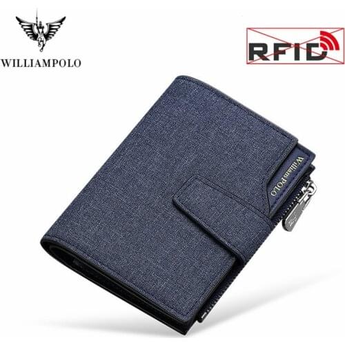Small wallet Men Denim purse credit card Holder coin purse Leisure Driver License Zipper wallet 2020 fashion