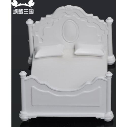 5pcs/lot architecture Miniature plastic 1:20 scale Dolls House Bedroom furniture