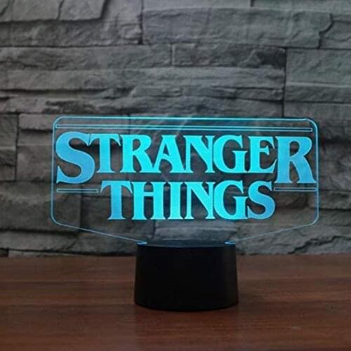 Stranger Things American Web TV Series Led Night Light 7 Colors Changing Touch Sensor Bedroom Nightlight Table Lamp Best Gift