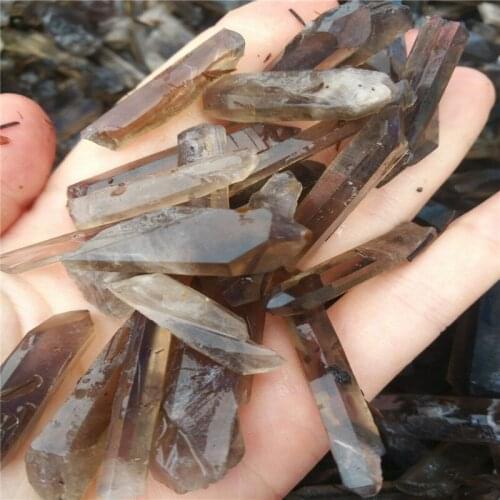 100g Natural Smoky Lemurian Quartz Crystal Stone Rough Rocks Specimen Mineral Natural Quartz Crystals