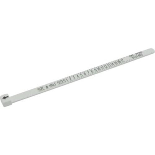 UK & US Ring Sizer Measure Finger Gauge Ring Sizing Tool For Wedding Rings UK Size US Size Measurements Ring Sizer