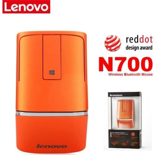 Original Lenovo N700 2.4GHz Wireless Bluetooth 3D Touch Mouse PPT Presentation Business Meeting Design For Windows 10 8 7