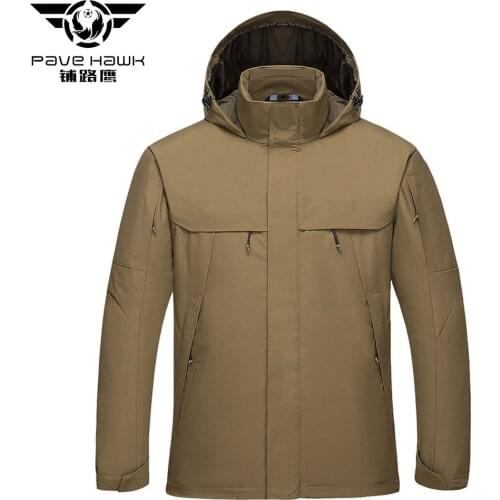 PAVEHAWK Raytheon Ultralight Parkas Coat Men Winter Jacket Hooded Jackets Casual Outerwear Army Military Snow Warm Coat Tactical