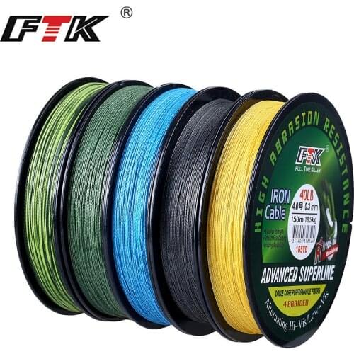 114M 125Yards PE Braided Wire Fishing Line 4 Strands 0.10mm-0.40mm 8LB-60LB Japan Strong Multifilament Fiber Line