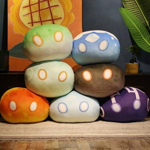 Cosplay Game Genshin Impact Slime Theme Cute Plush Dolls Keli Dango Throw Handful Toys Cartoon Birthday Xmas Gift 10cm Pendant