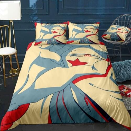 Hisoka Duvet Cover Comfortable Quilt Home Decora Design Universal Bedding Set Bedclothes+Pillowcase 3pcs