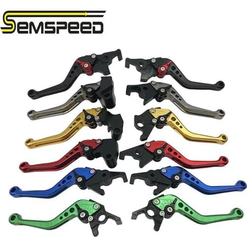 SEMSPEED CNC Short Brake Clutch Hand Levers For SYM GTS 300i 2013-2016 GTS 125/250/300 Joymax LM12W 4T LC Evo LM15W LM25W LM30W