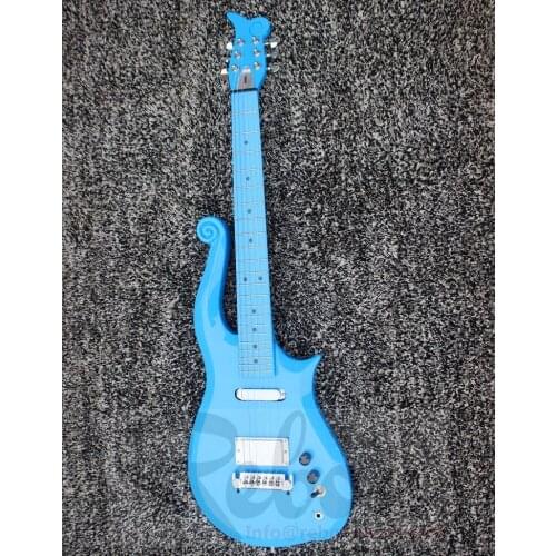 Weifang Rebon 6 string Cloud Prince electric guitar in light blue colour