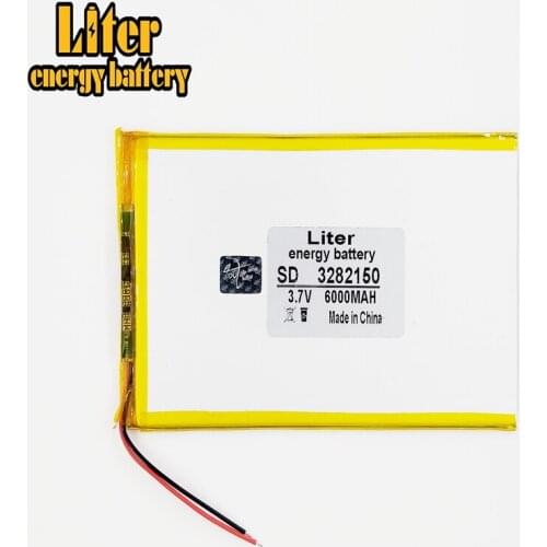 XHR-2P 2.54 3082150 6000mAh 3.7V 3282150 polymer lithium battery DIY mobile power supply