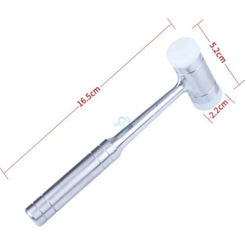 1pcs Double-headed Nylon Dental Bone Hammer Handle Autoclave Teeth Surgical Extraction Tool Dentist Instrument