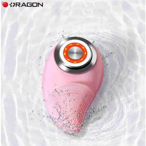 2 And 1Sonic Face Cleaning Brush Electric Cleaning Silicone Deep Washing Professional Ultrasonic Facial Skin Scrubber Brush Tool