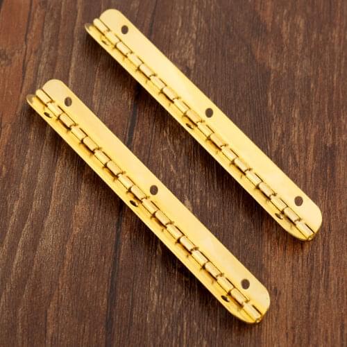 2Pcs 100*9mm Cabinet Drawer Door Hinges Furniture Fittings Antique Jewelry Wood Boxes Decorative Hinges Furniture Hardware