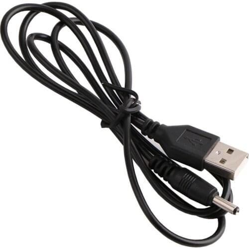 3.5mm USB to DC Power Plug Barrel Connector Charger Charging Cable For Camping Headlight Flashlight