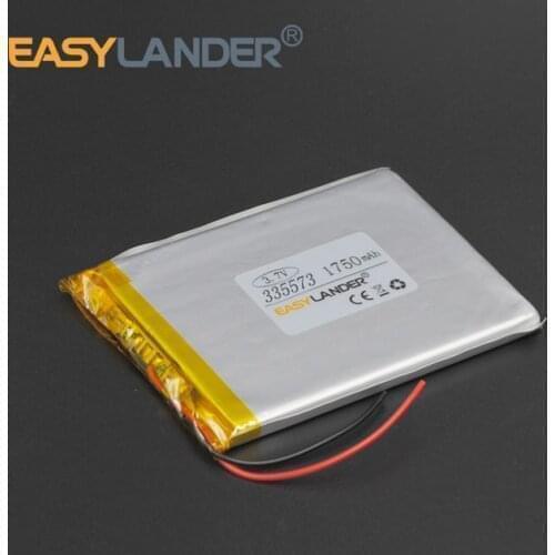 335573 3.7V 1750mAh Polymer Li-ion Battery For Mp3 Mp4 PAD DVD DIY E-book bluetooth Vedio Game toys Tablet PC mobile