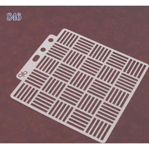 5PCS Strip Layering Stencils Drawing Color Spray stencil DIY Scrapbook photo album Decorative Embossing DIY card craft