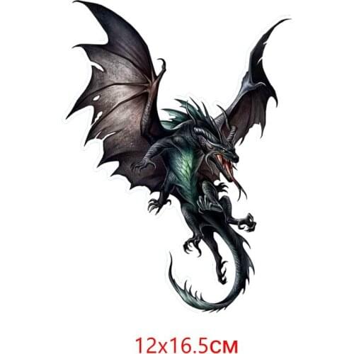 Car Stickers Decor Motorcycle Decals Pterosaur Awesome Dragon Car Sticker Decorative Accessories CreativeWaterproof PVC17cm*12cm