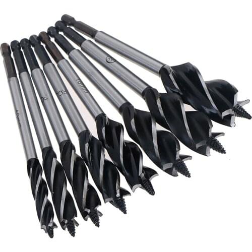 Woodworking Tools Twist Drill Bit Set Steels Open Shallow Hole Spiral Drill Bits For Wood 10-25 Mm Spiral Hole Drill