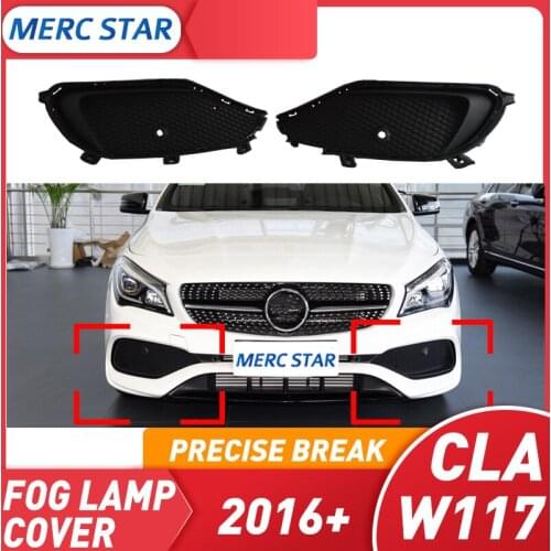 Para Benz Clase de la CIA W117 2016-2019 parachoques delantero niebla parrillas de lámpara de ventilación de aireA1178857600 117