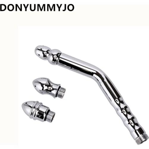 DONYUMMYJO 5Pcs/bag Bidet Faucets Metal Insert Type Bidet Shower Type Three Anus Vaginal Flusher Nozzle Spray