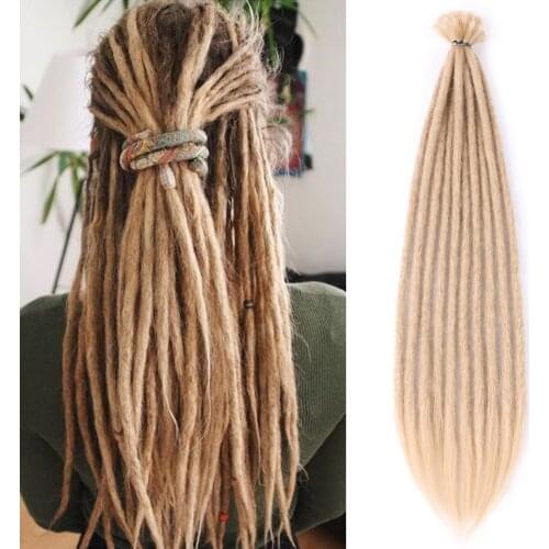 Belle Show Handmade Dreadlocks Hair Extensions For Women dreadlocks Hook Braidis Hair Faux Locs Crochet Hair Hook Braids Dreads