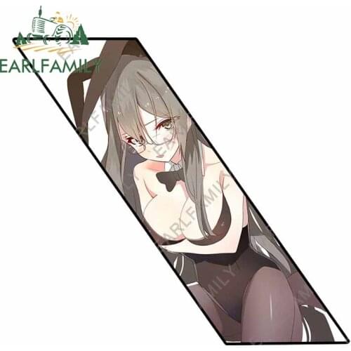 EARLFAMILY 13cm x 11.8cm for Mai Sakurajima Car Stickers Camper Funny Decal Vinyl Car Wrap Motorcycle Sunscreen Scratch-Proof