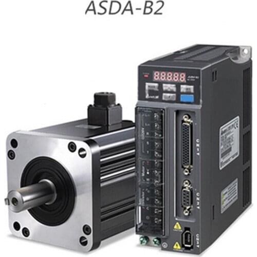 ECMA-C20807SS+ASD-B2-0721-B DELTA 0.75kw 3000rpm 2.39N.m ASDA-B2 AC servo motor driver kits with 3m power+encoder cable brake
