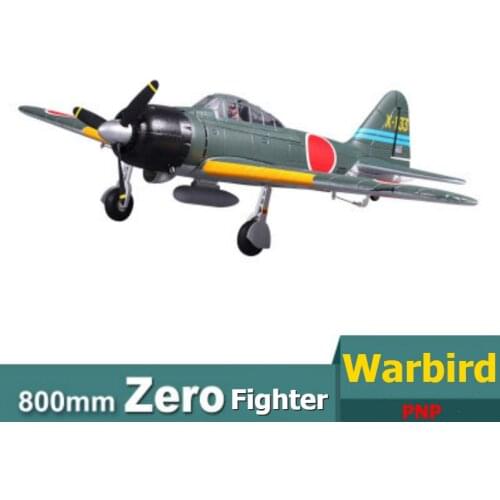 FMS 800MM Mini Warbird Zero A6M3 Fight V2 RC Airplane PNP Duralble EPO Foam Warbird Model Plane Aircraft Avion Cheap Small