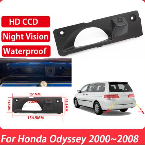 Starlight night vision car rear view camera CCD Full HD Night Vision Reversing Parking Camera Waterproof For Honda Odyssey 2008
