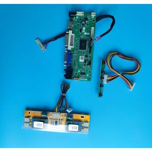 Kit for G170EG01 DVI VGA Driver HDMI Monitor Screen Controller board 30pin 17" 1280X1024 DIY M.NT68676 LVDS 4 lamps
