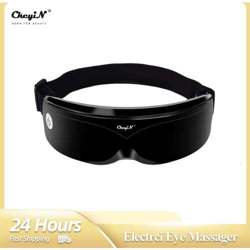 USB Rechargeable Pulse Vibration Eye Massager Wrinkle Fatigue Relieve Magnet Therapy Acupuncture Glasses Blood Circulation