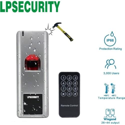 Metal Case RFID Reader Finger Scanner Code System Biometric Fingerprint Access Control for Door Lock