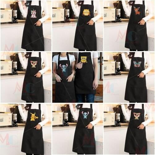 DIY Diamond Painting Mosaic Apron Cartoon pattern Baking Bib Cross Stitch kit Rhinestone Embroidery Craft for Taste Home Cooking