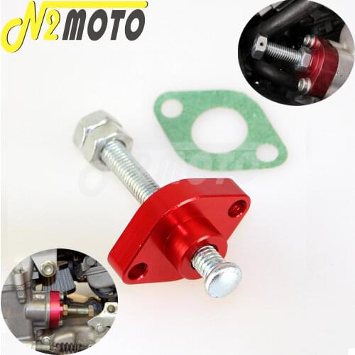 For Yamaha YZF 1000R1 600 750 600R6 1000 Red Manual Cam Timing Chain Tensioner For Kawasaki Off Road KL250 78-84 KLX250 94-96