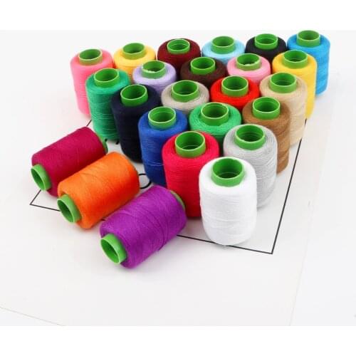 Dia 0.5mm 300meters Handmade Sewing Thread Sewing Accessories Home Embroidery Sewing Machine Line 15g Multi-color Cord