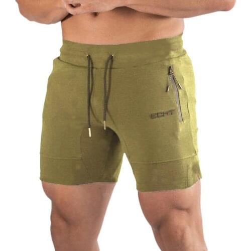 New Brand men Zip leisure Fitness Gyms Shorts Mens Summer Running Short Pants Male Jogger Workout muscle Beach sport shorts