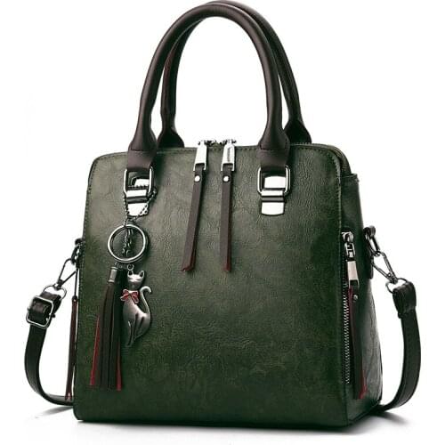 New High Quality Ladies Luxury Handbags Female PU Leather tassel Shoulder Messenger Bags Women Bags Tote Bag bolsa feminina