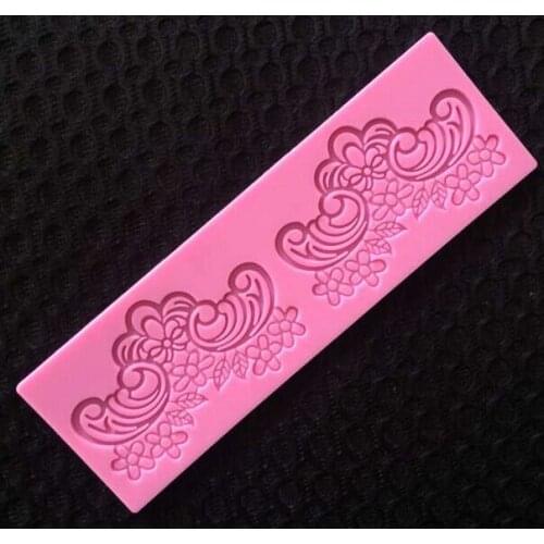 Wholesale Silicone mold Cloud flower lace mat decoration for wedding cake Sugar lace mold Fondant cake mold