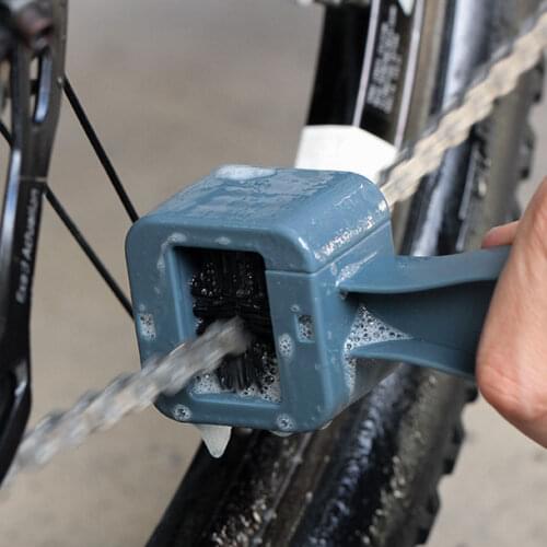 Plastic Motorcycle Bicycle Chain Clean Brush Gear Grunge Brush MTB Mountain Bike Machine Washer Brush Scrubber Cycling Clean Kit