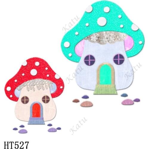 The mushroom house Cutting dies - New Die Cutting And Wooden Mold,HT527 Suitable For Common Die Cutting Machines On The Market
