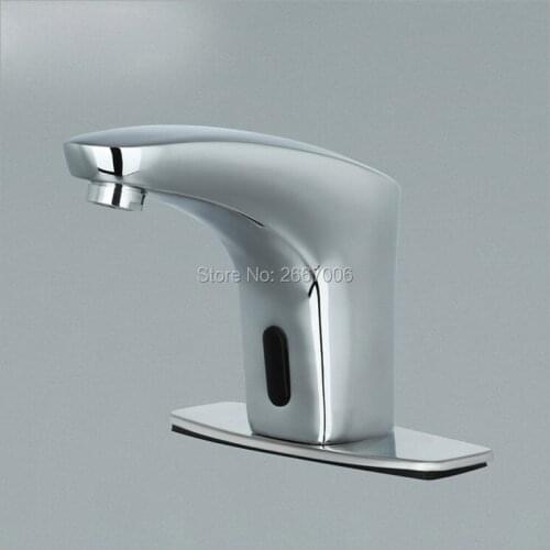 Free shipping Health water saving touchless faucet automatic faucet sensor hospital medical sensor faucet bathroom ZR6125